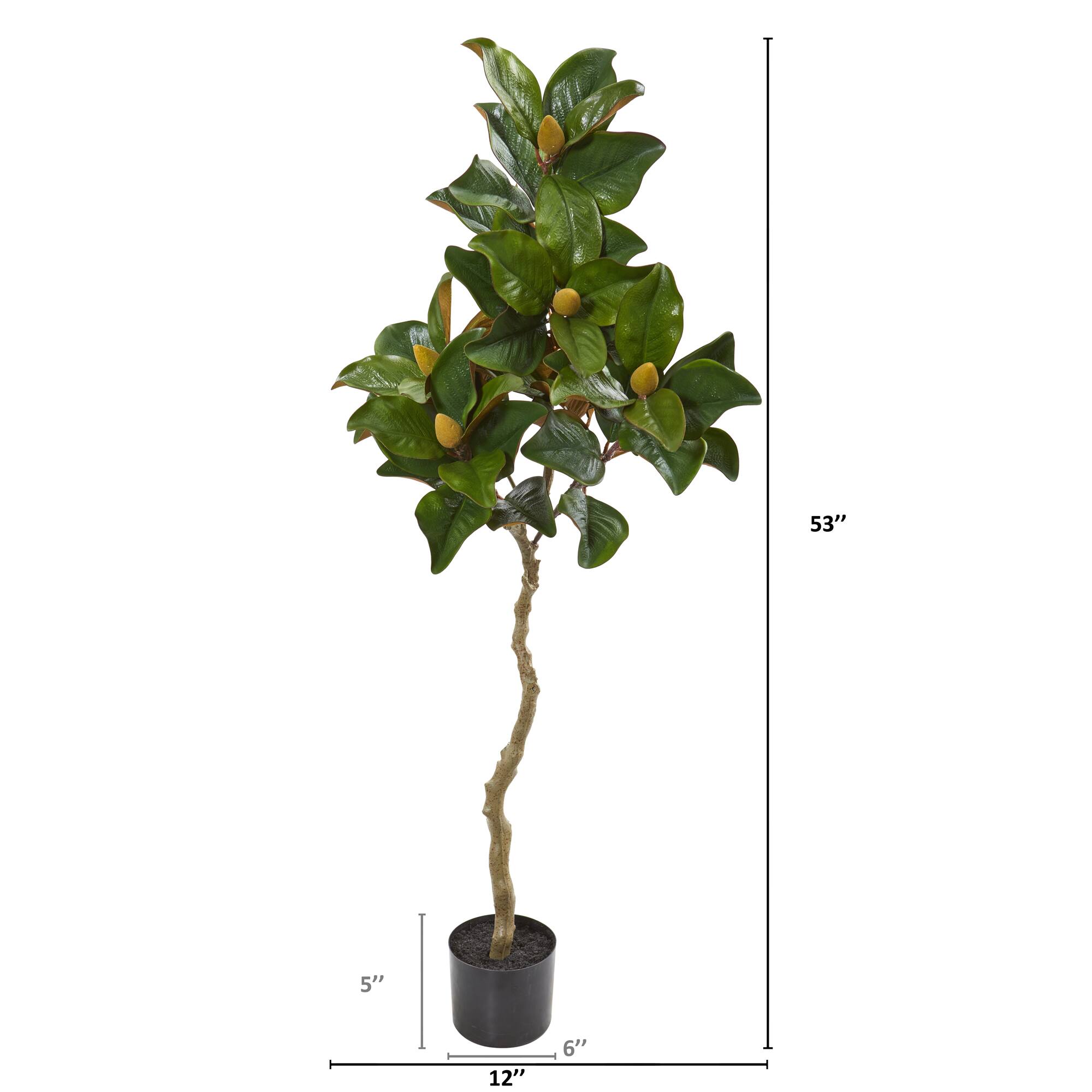 4.5ft. Potted Magnolia Artificial Tree